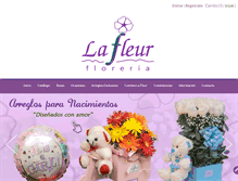 Tablet Screenshot of florerialafleur.com